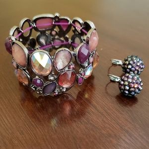 Style and Co. Stretch Bracelet and Earrings